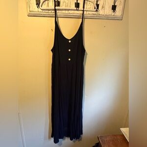 Navy blue Midi Dress